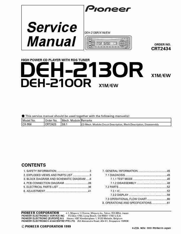 Pioneer Car Stereo System CX-958-page_pdf